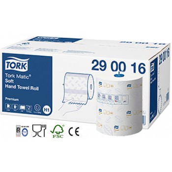 Toallas Secamanos Tork Matic Premium color Blanco